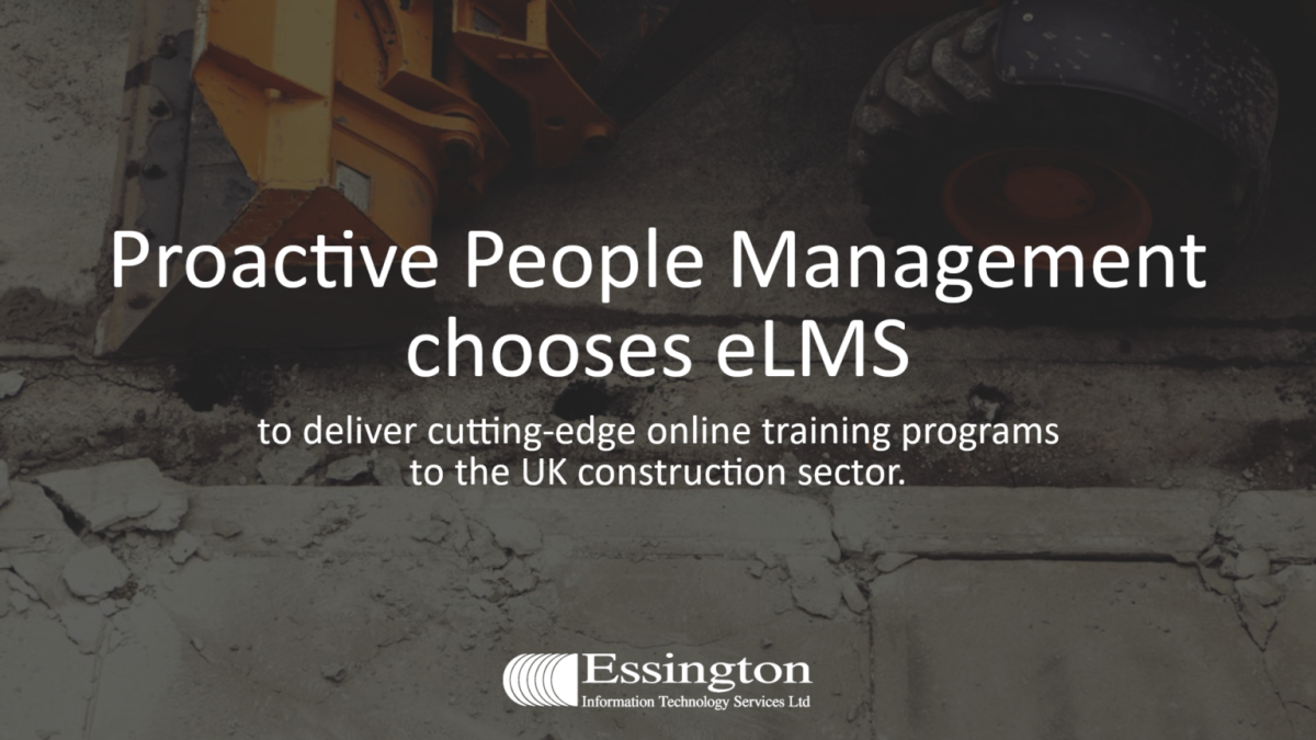 Proactive People Management Ltd chooses eLMS