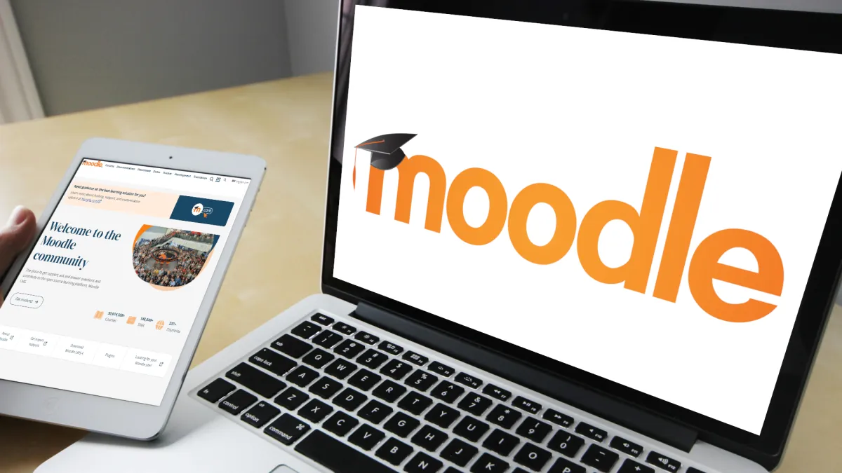 Moodle LMS course dashboard hosted and supported by EssingtonITS